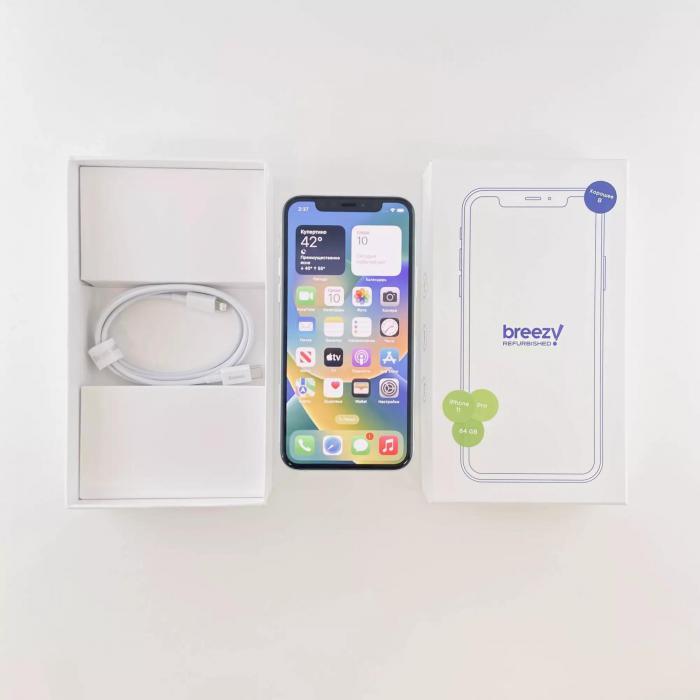 Apple iPhone 11 Pro 64 GB Silver (Восстановленный) - фото 1 - id-p223547265