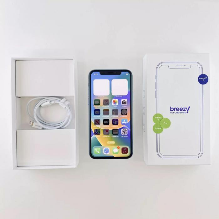 Apple iPhone 11 Pro 64 GB Midnight Green (Восстановленный) - фото 1 - id-p223547268