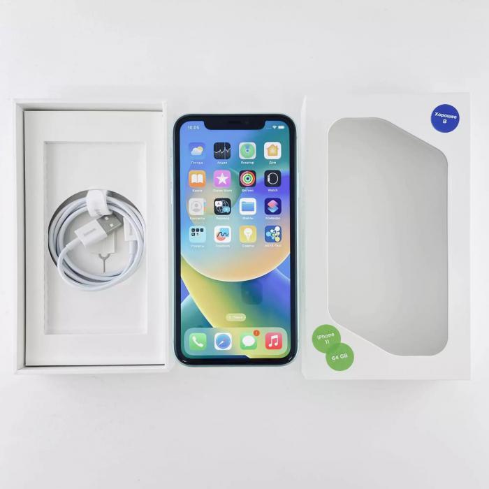 Apple iPhone 11 64 GB Green (Восстановленный) - фото 1 - id-p223547271