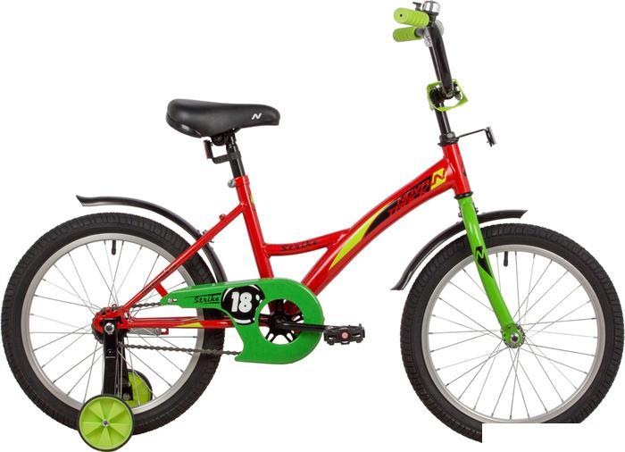 Детский велосипед Novatrack Strike 18 2022 183STRIKE.RD22 (красный) - фото 1 - id-p223608212