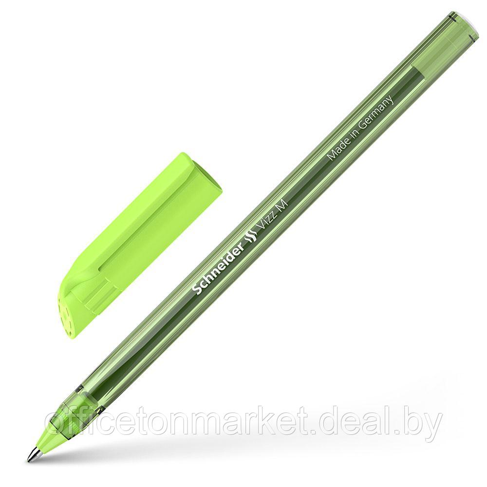 Ручка шариковая "Schneider Vizz M", светло-зеленый, стерж. светло-зеленый - фото 1 - id-p222974801