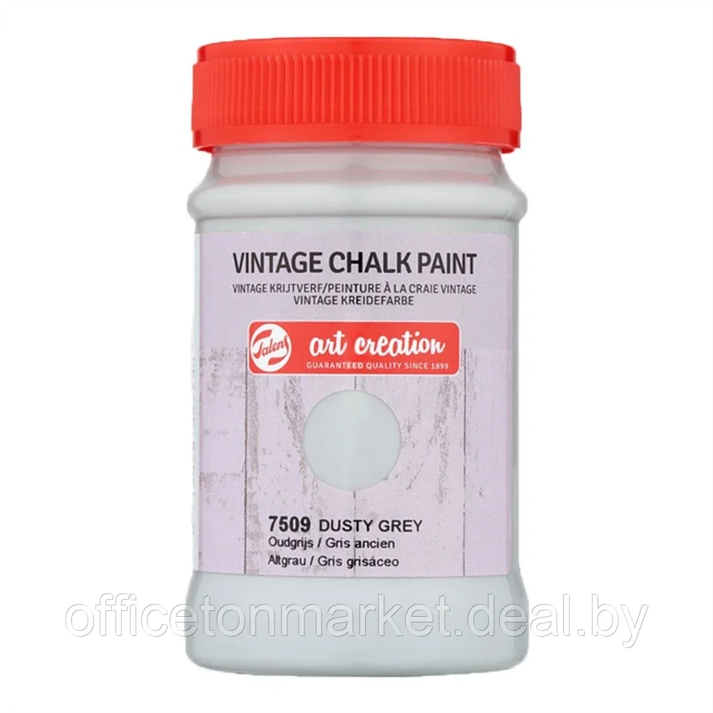Краска декоративная "VINTAGE CHALK PAINT", 100 мл, 7509 серый - фото 1 - id-p137129350