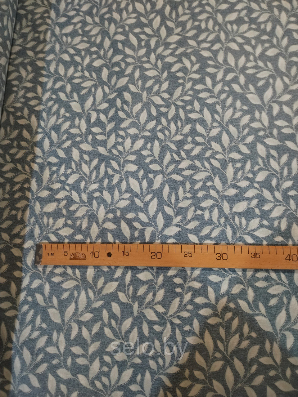 Ткань для постельного белья Бязь Листья 220 см БПХО (отрезаем от 1 метра) - фото 2 - id-p223645918