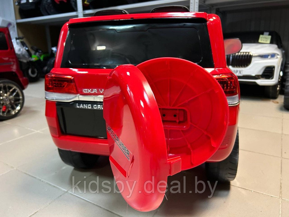 Детский электромобиль RiverToys Toyota Land Cruiser 200 JJ2022 (красный глянец) - фото 6 - id-p202997087