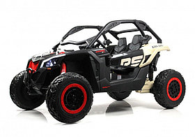 Детский электромобиль RiverToys BRP Can-Am Maverick Y111YY (хаки) Лицензия Двухместный Полноприводный