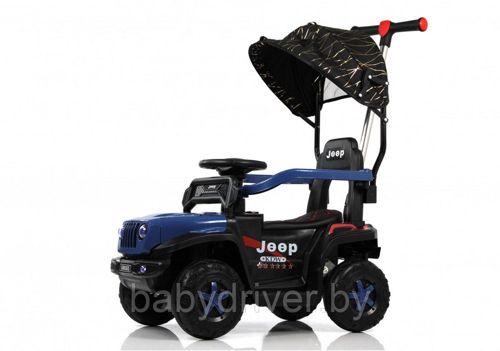 Детский электромобиль RiverToys G003GG (синий) Jeep