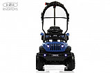 Детский электромобиль RiverToys G003GG (синий) Jeep, фото 4