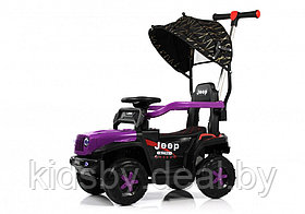 Детский электромобиль RiverToys G003GG (фиолетовый) Jeep