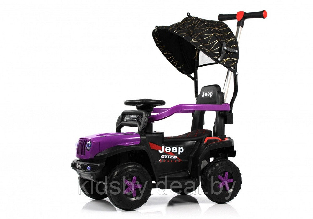 Детский электромобиль RiverToys G003GG (фиолетовый) Jeep - фото 1 - id-p223663574