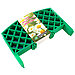Заборчик-ограждение пластмассовый "Плетенка №6" 320х24см, 7 секций, высота ножек 9см, зеленый (Россия), фото 2
