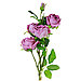Букет "Роза" цвет - сиреневый, 80см, 4 цветка, 4 бутона (Китай), фото 2