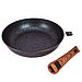 Сковорода с тефлоновым покрытием д28см "Granit Ultra", h6,5см, съемная ручка из термостойкого пластика,, фото 2