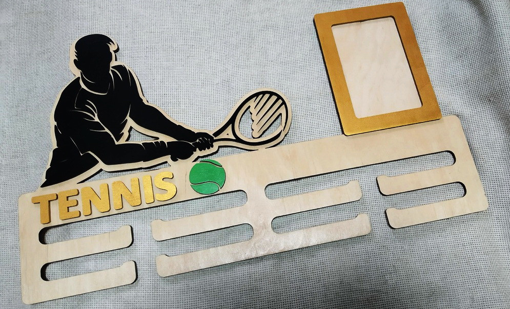 Медальница "Большой теннис" - фото 1 - id-p223665147