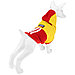 "Пэт тойс (Pet toys)" Одежда для собаки "Толстовка" "DOG" с капюшоном, с принтом, на кнопках р-р M, длина, фото 3