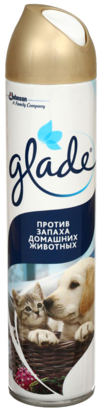 Освежитель воздуха Glade 300 мл, «Против запаха домашних животных» - фото 1 - id-p223663978