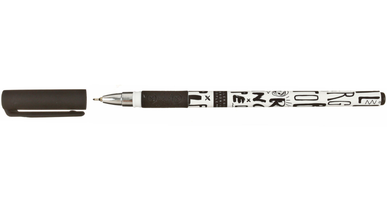 Ручка шариковая Lorex Slim Soft Grip с рисунком Grunge 4 Ever, стержень синий - фото 2 - id-p223663996
