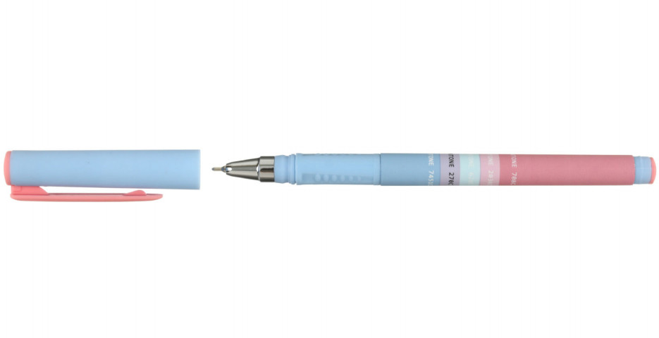 Ручка шариковая Lorex Double Soft с рисунком Gradient Touch, стержень синий - фото 1 - id-p223664004