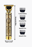 Триммер аккумуляторный для стрижки бороды волос усов Огонь Н-787-35, фото 6