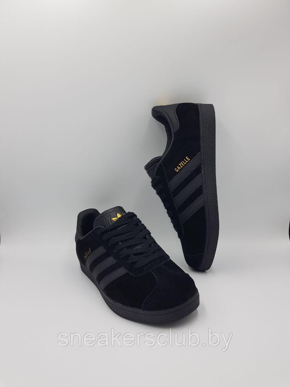 Кеды  мужские  Adidas Gazelle /повседневные/весенние/летние/черные