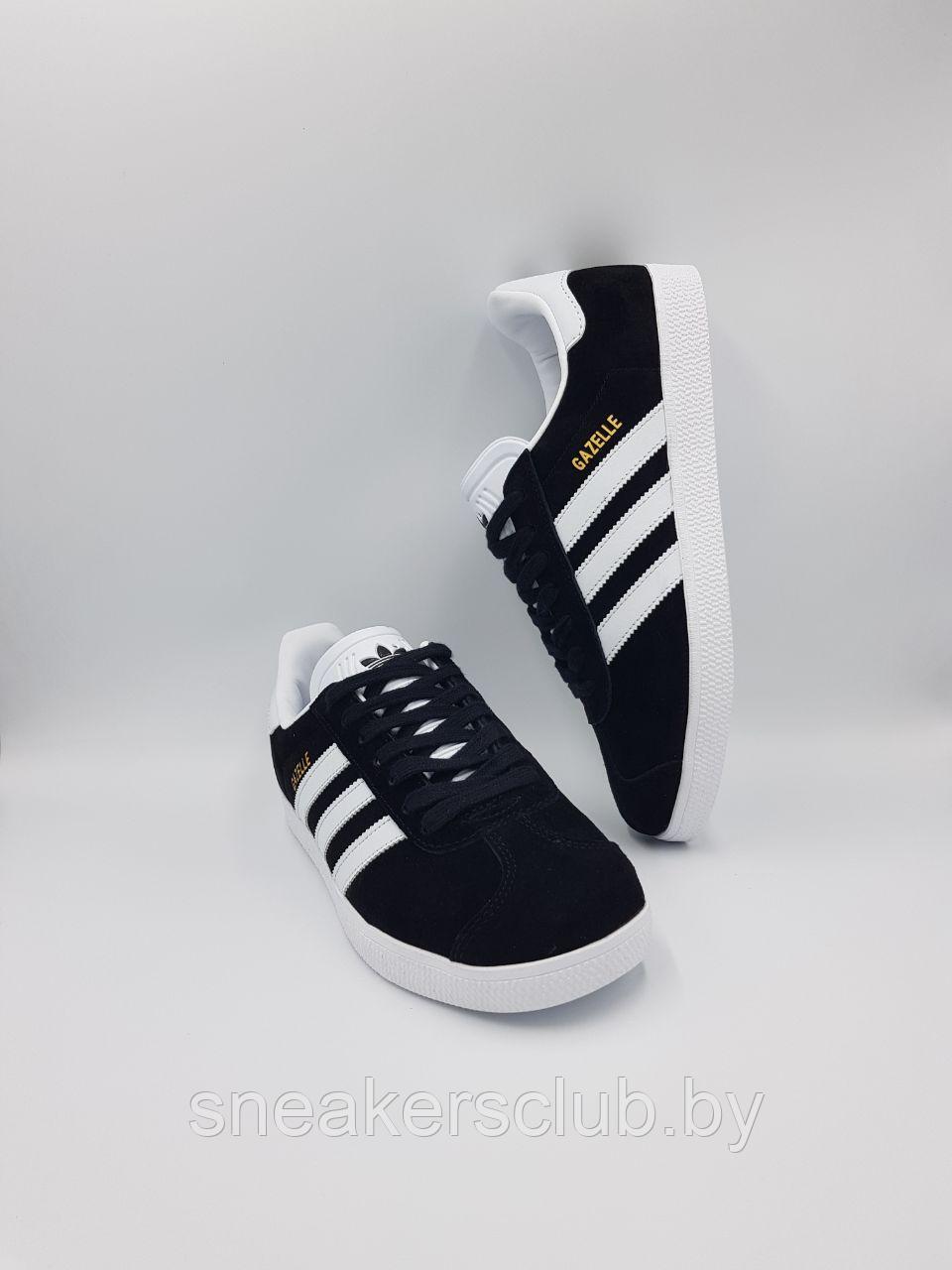 Кеды мужские Adidas Gazelle /повседневные/весенние/летние/черные