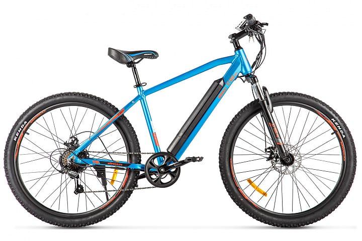 Электровелосипед Eltreco XT 600 Pro 2024 Сине-оранжевый - фото 1 - id-p223669064