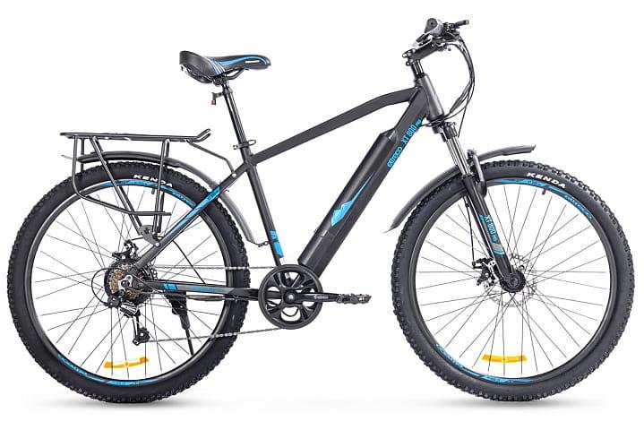 Электровелосипед Eltreco XT 800 Pro 2024 Чёрно-синий - фото 1 - id-p223669069