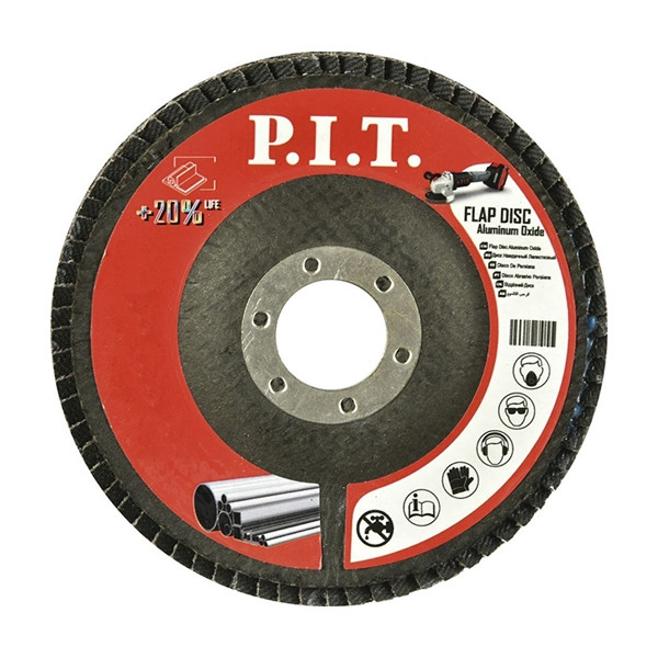 Круг лепестковый шлифовальный P.I.T. 125x22,2 мм A80 - фото 1 - id-p223668979