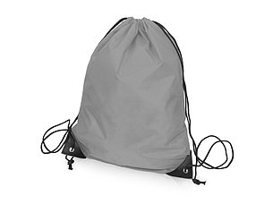 Рюкзак-мешок на шнуровке Reviver из переработанного пластика, серый, фото 2