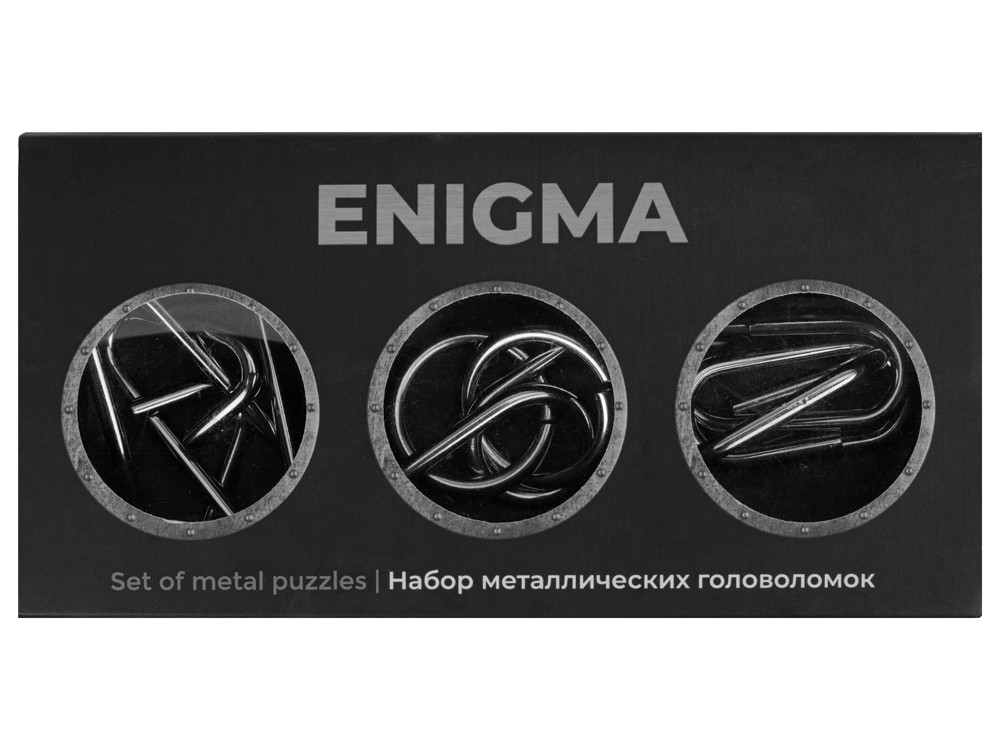 Набор из 3 металлических головоломок в мешочках Enigma - фото 5 - id-p223669544