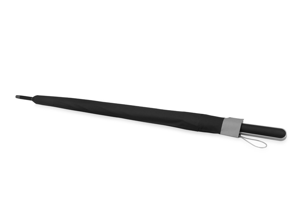 Зонт-трость Reflect полуавтомат, в чехле, черный (Р) - фото 5 - id-p223669545