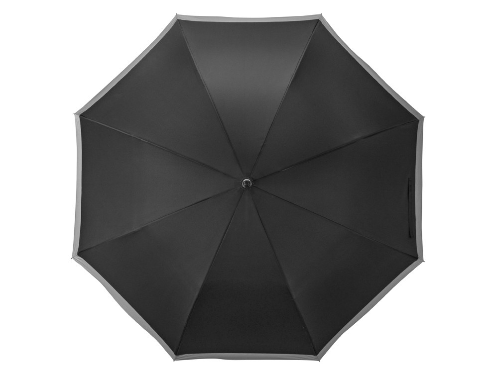 Зонт-трость Reflect полуавтомат, в чехле, черный (Р) - фото 6 - id-p223669545