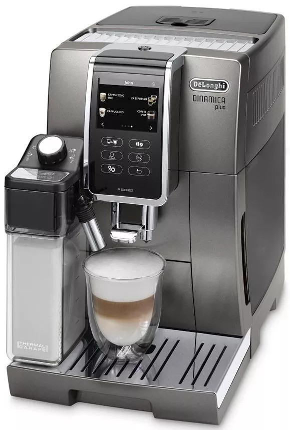 Кофеварки и кофемашины DeLonghi Dinamica Plus ECAM 370.95.T - фото 1 - id-p223669491