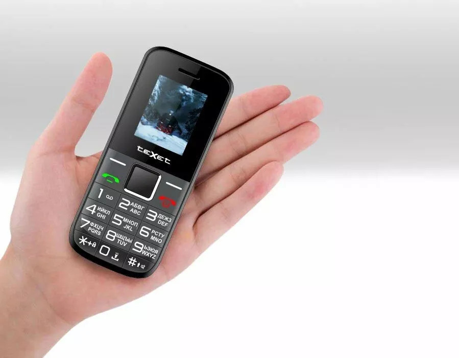 Кнопочный телефон TeXet TM-206 (черный) - фото 5 - id-p223669891
