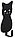 Крючок настенный металлический самоклеящийся «Кот» 10*5,5*2 см, черный, фото 4