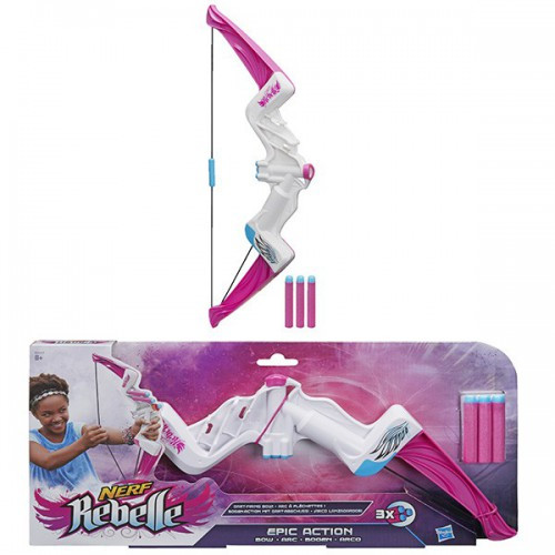 N-Rebelle Лук Яркое приключение Хасбро Hasbro B8213 с мягкими пулями Nerf Нерф