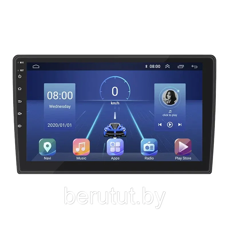 Автомагнитола сенсорная 2 Din Android 12 "Z1" 9 дюймов 1280х720 2/32GB - фото 10 - id-p184528209