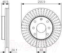 Тормозной диск Bosch 0986479R70