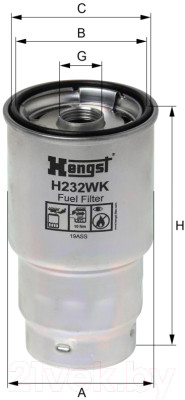 Топливный фильтр Hengst H232WK - фото 1 - id-p223688398