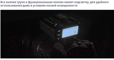 Синхронизатор для вспышки Godox X2T-C TTL для Canon / 27378 - фото 6 - id-p223692818