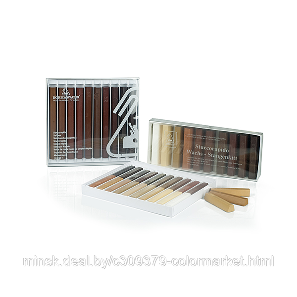 Восковой карандаш для мебели Borma SOFTWAX цвет 47 темно-коричневый - фото 1 - id-p162655705