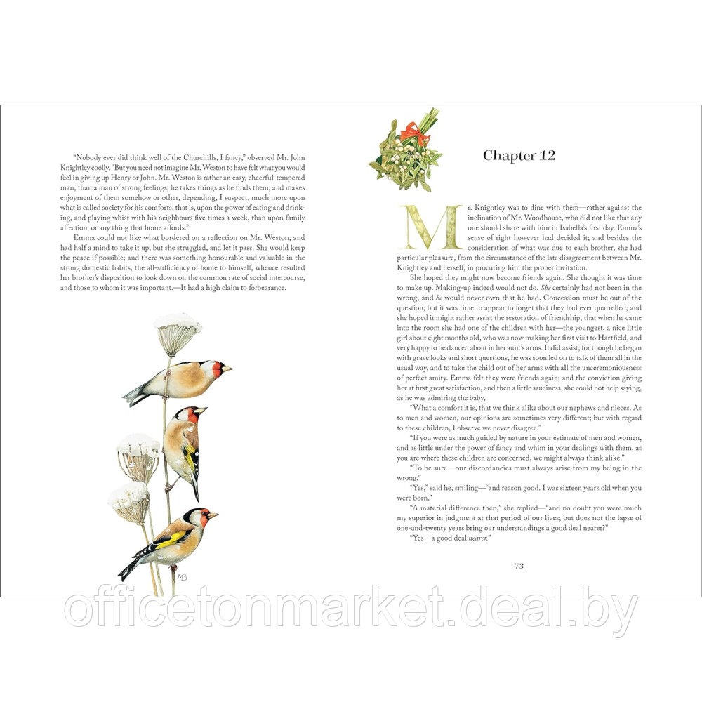 Книга на английском языке "Emma: Illustrations by Marjolein Bastin", Jane Austen - фото 4 - id-p223697881