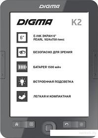 Электронная книга Digma K2