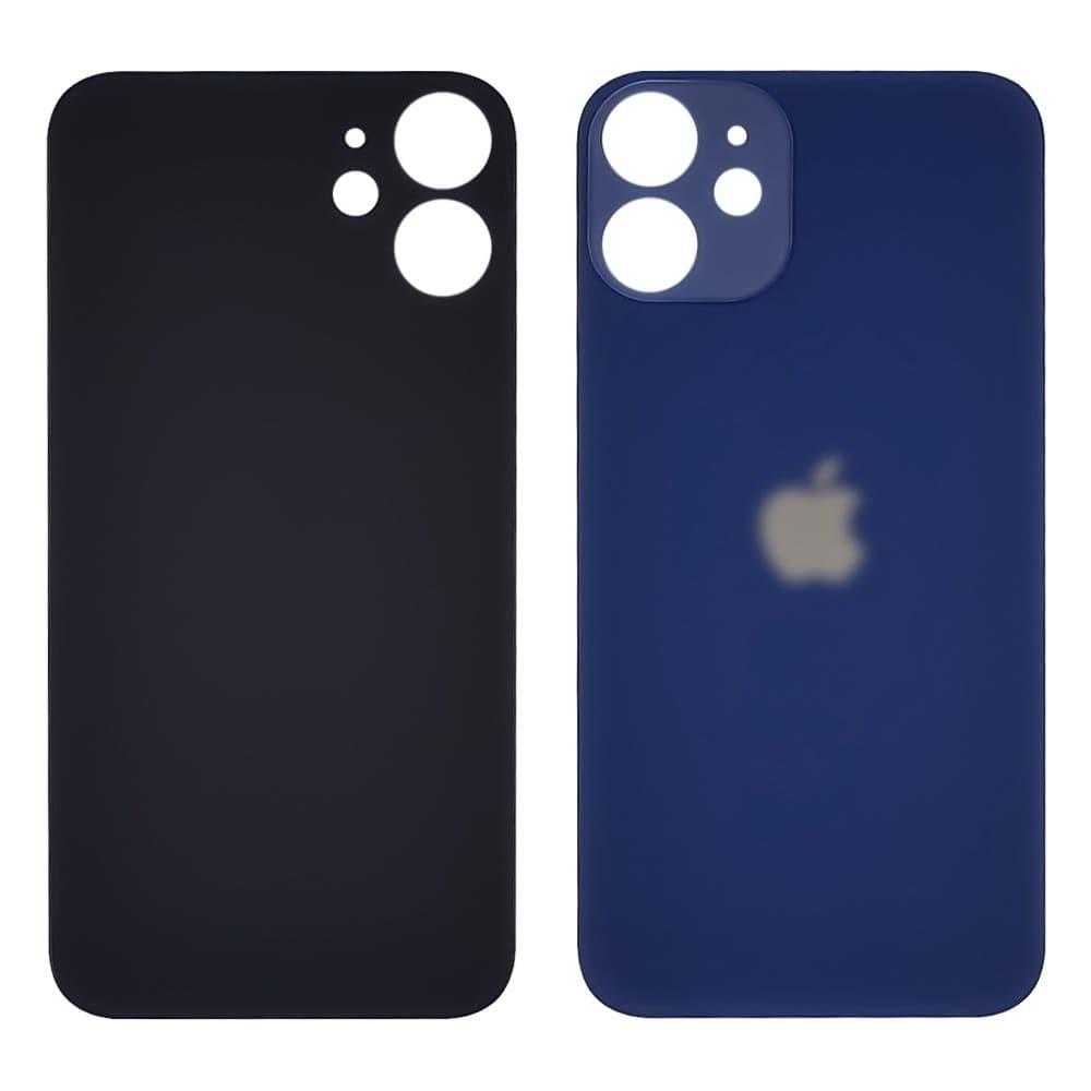 Задняя крышка для Apple iPhone 12 mini (широкое отверстие под камеру), синяя - фото 1 - id-p223706598