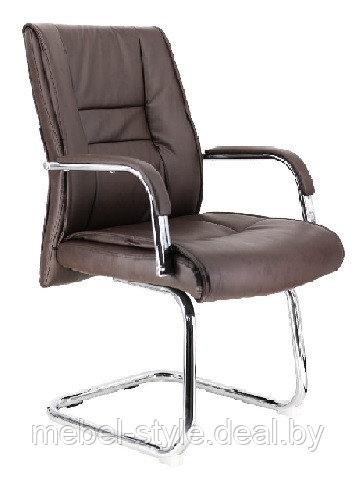 Кресло EVERPROF КЕНТ CF стиль хром, KENT CF Chrome в коже ECO - фото 3 - id-p223704120