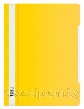 Папка-скоросшиватель Бюрократ Люкс -PSL20YEL A4 прозрач.верх.лист пластик желтый 0.14/0.18 - фото 1 - id-p223712065