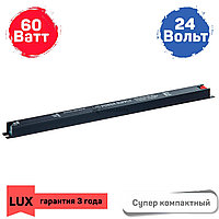 Блок питания SLIM SS-48w-24v Black IP20 для светодиодных лент