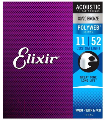 Струны для акустической гитары Elixir Strings 11025 11-52 - фото 1 - id-p223708531