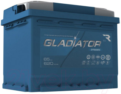 Автомобильный аккумулятор Gladiator Dynamic L+ - фото 1 - id-p223711224
