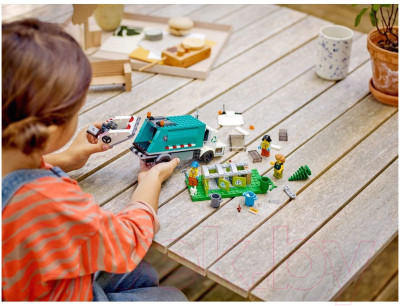 Конструктор Lego City Грузовик для переработки отходов / 60386 - фото 9 - id-p223703723