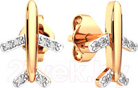 Серьги из розового золота ZORKA 3101556.14K.R